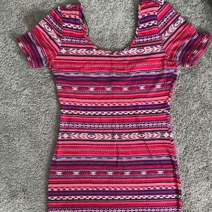 Tribal fitted dress